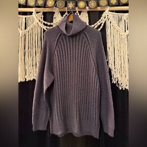 Free People Lavender Turtleneck Sweater